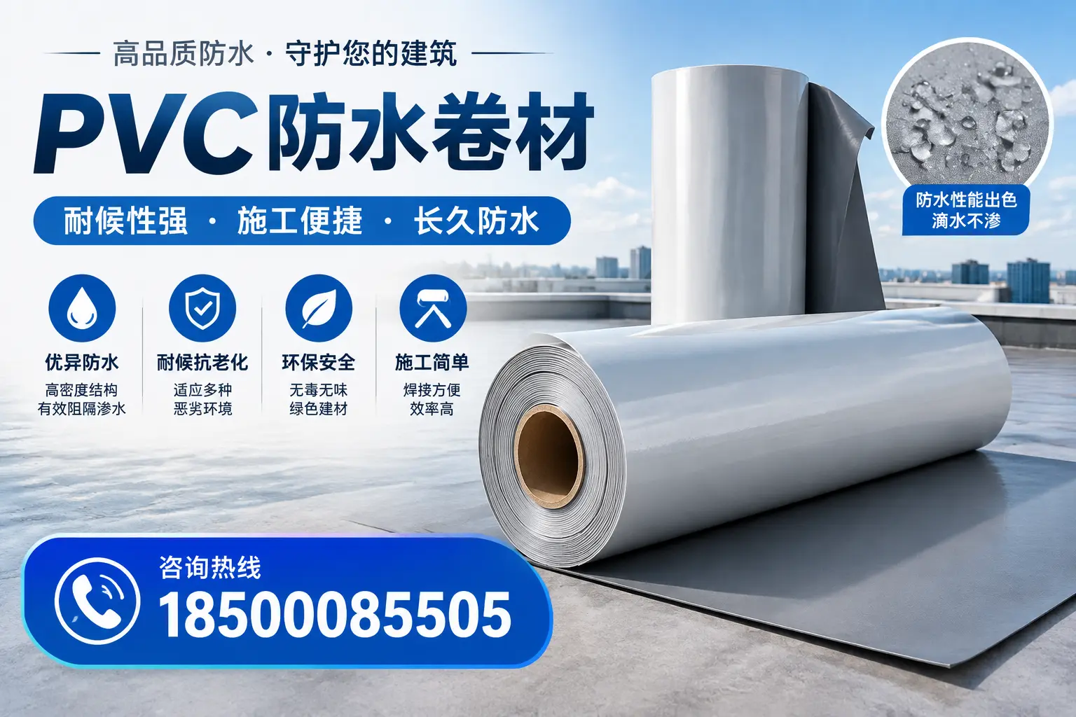 pvc防水卷材在武汉的行业应用前景分析